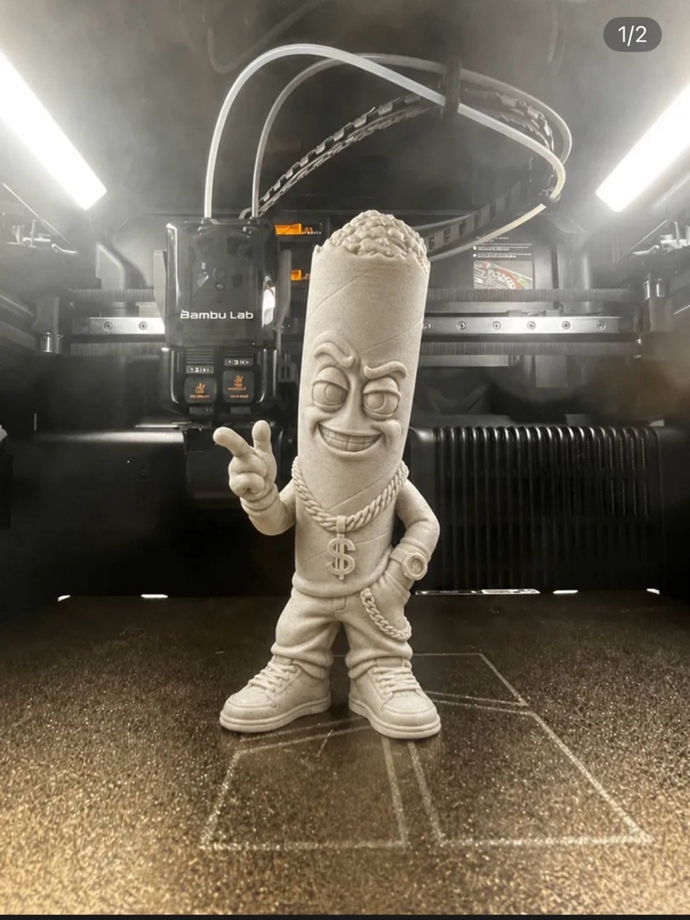 Brainroit 3d print Cartoon Sculpture - Streetwear Character Home Art